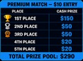 FORTNITE TOURNAMENT PREMIUM MATCH- $10 ENTRY